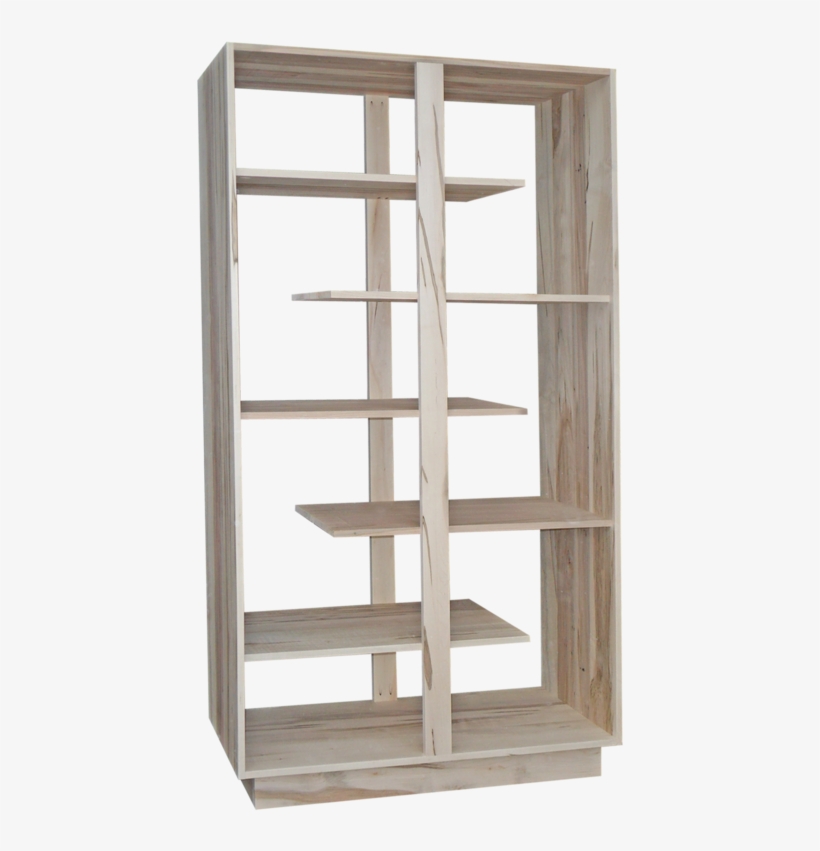 Staggered Bookshelf - Bookcase, transparent png