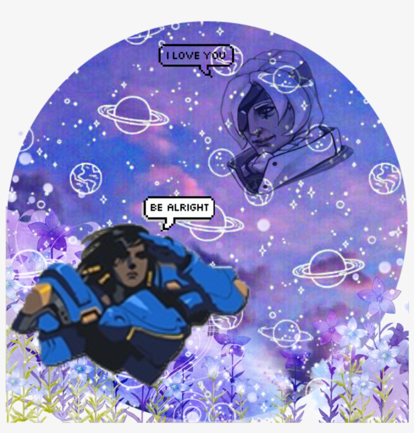 Overwatch Videogames Gamer Gamergirl Overwatchpharah - Wall Clock, transparent png