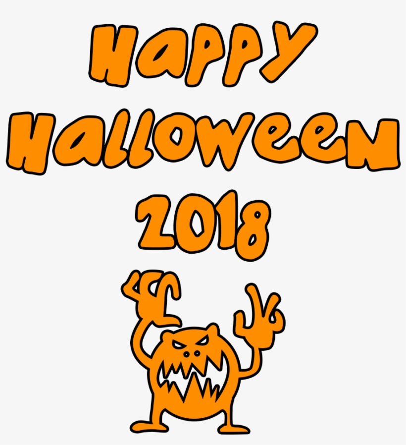 Download - Happy Halloween 2018 Png, transparent png