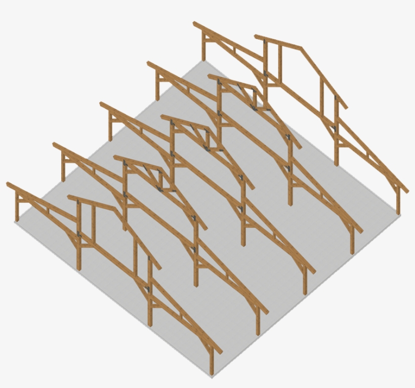 Example Of Great Plains Western Horse Barn Frame And - Plywood, transparent png