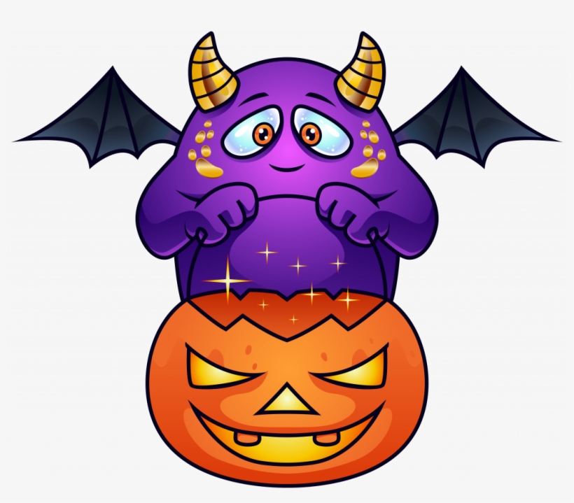 Scary Halloween Monsters Clipart - Halloweenmonster, transparent png