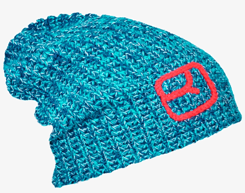 Melange Beanie Aqua - Ortovox Mütze, transparent png