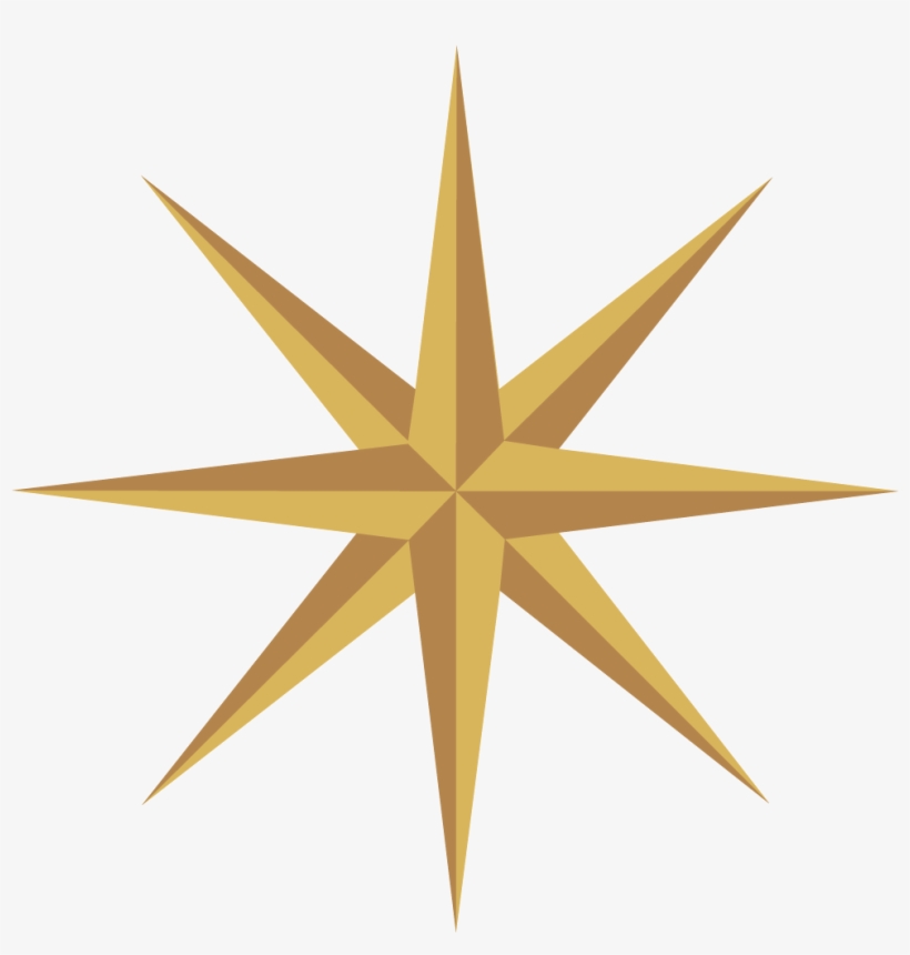 North Country Trail Association Celebration - Star Of Bethlehem Black And White, transparent png