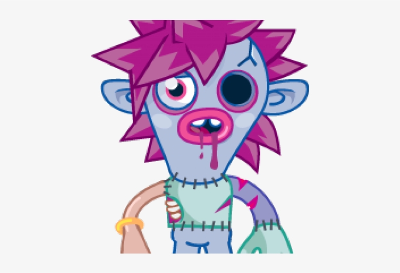 Pink Eyes Clipart Scary Monster - Moshi Monsters Zommer, transparent png