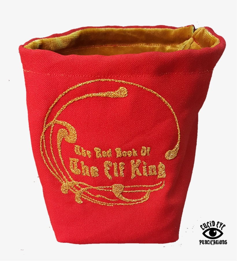 Lucid Eye Red Bag Of The Elf King Gold Lining - Flag, transparent png