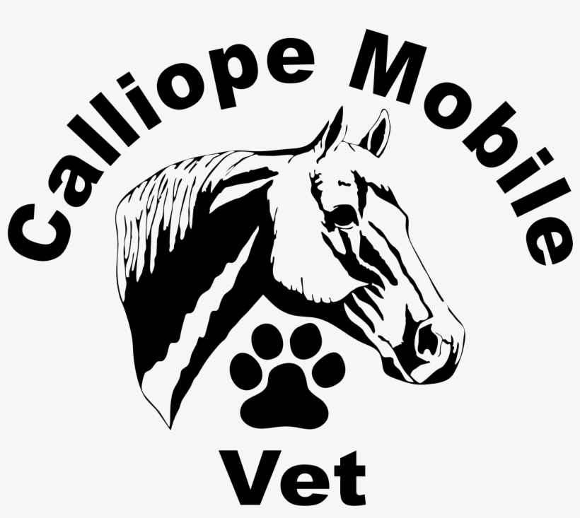 Logo - Quarter Horse Head Silhouette, transparent png