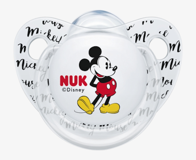 Nuk Baby Disney Mickey Soother Pacifier 6-18 Months - Pacifier, transparent png