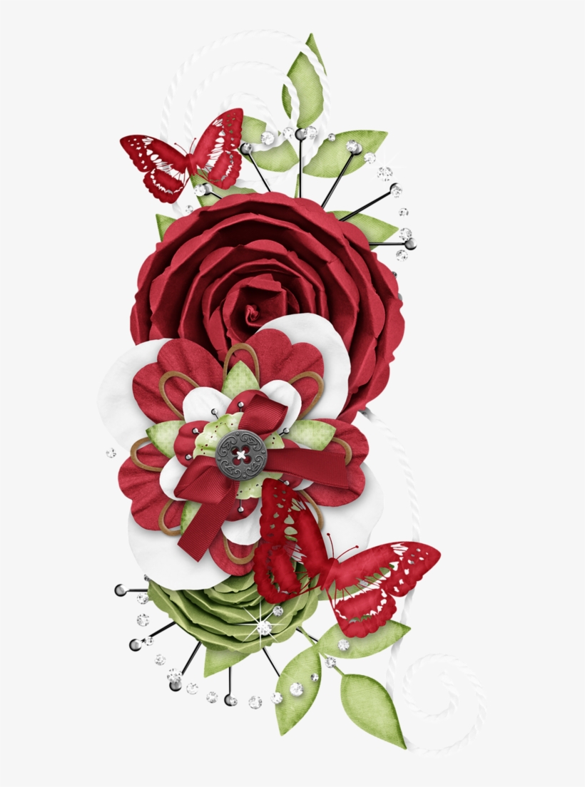 Borders * Cantoneiras * Cluster - Hybrid Tea Rose, transparent png