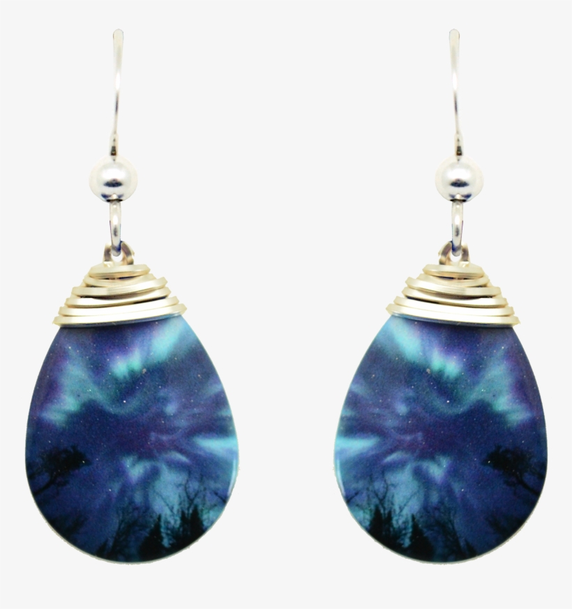On Angel's Wings - Earrings, transparent png