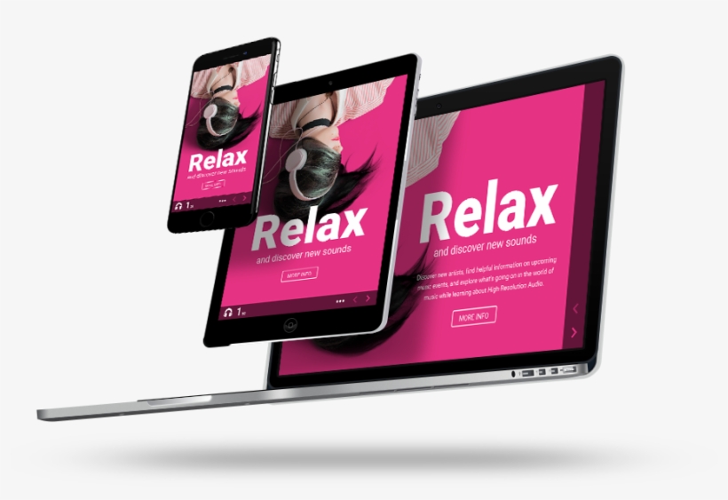 Responsive-right - Flyer, transparent png