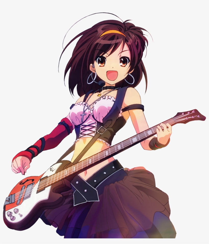 2mib, 1432x1600, Genericopimage - Haruhi Suzumiya Rock, transparent png