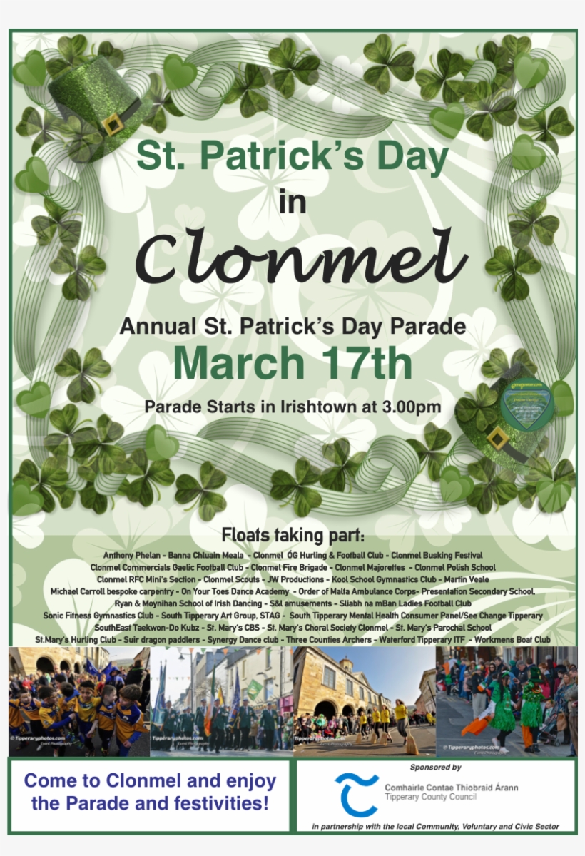 St Patrick's Day Borders, transparent png