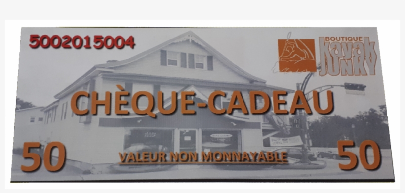 Chèque Cadeau 50 B - Signage, transparent png