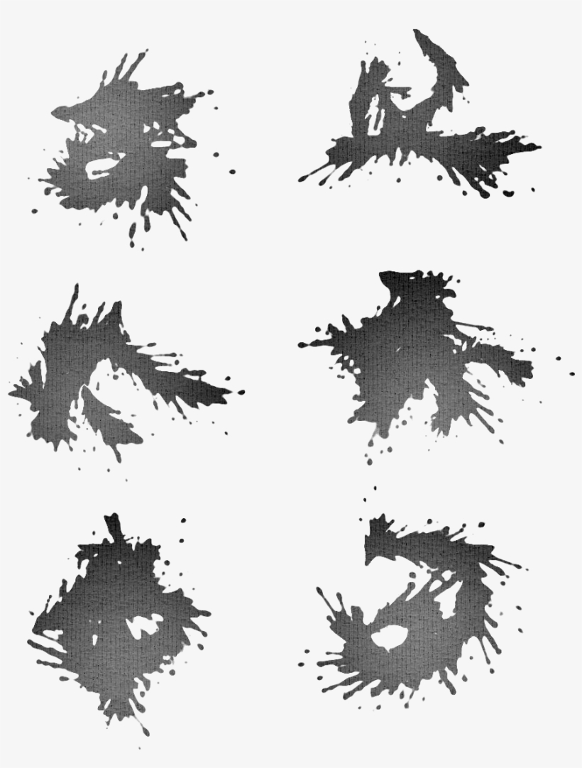 Ancient Style Splashing Ink Dot Png And Psd - Illustration, transparent png