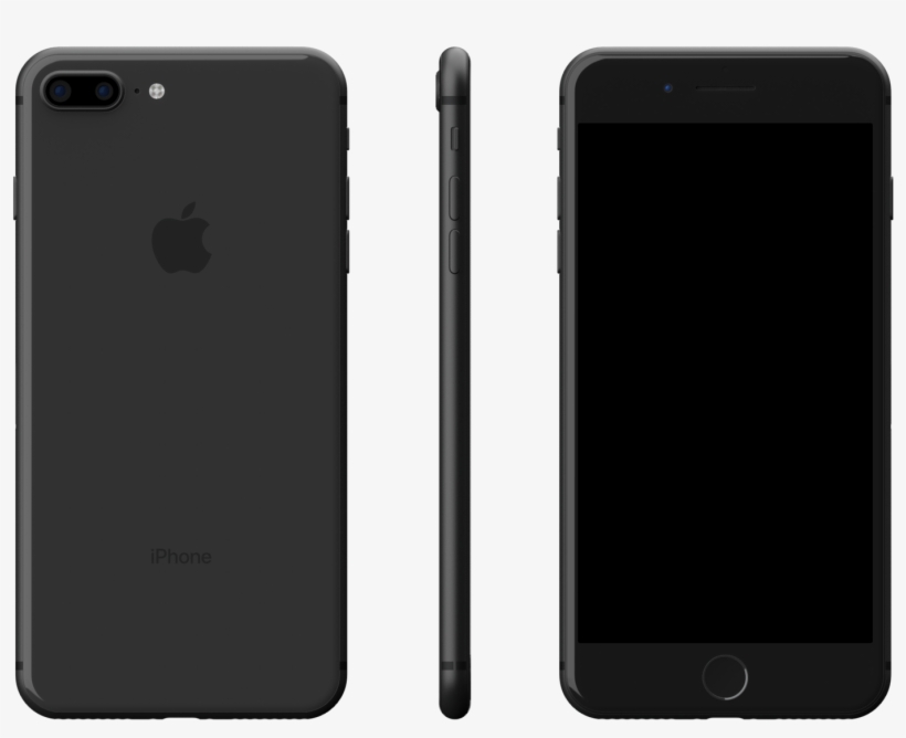 Iphone 8 Plus Full Back Skin Space Gray - Back Iphone 8 Plus, transparent png