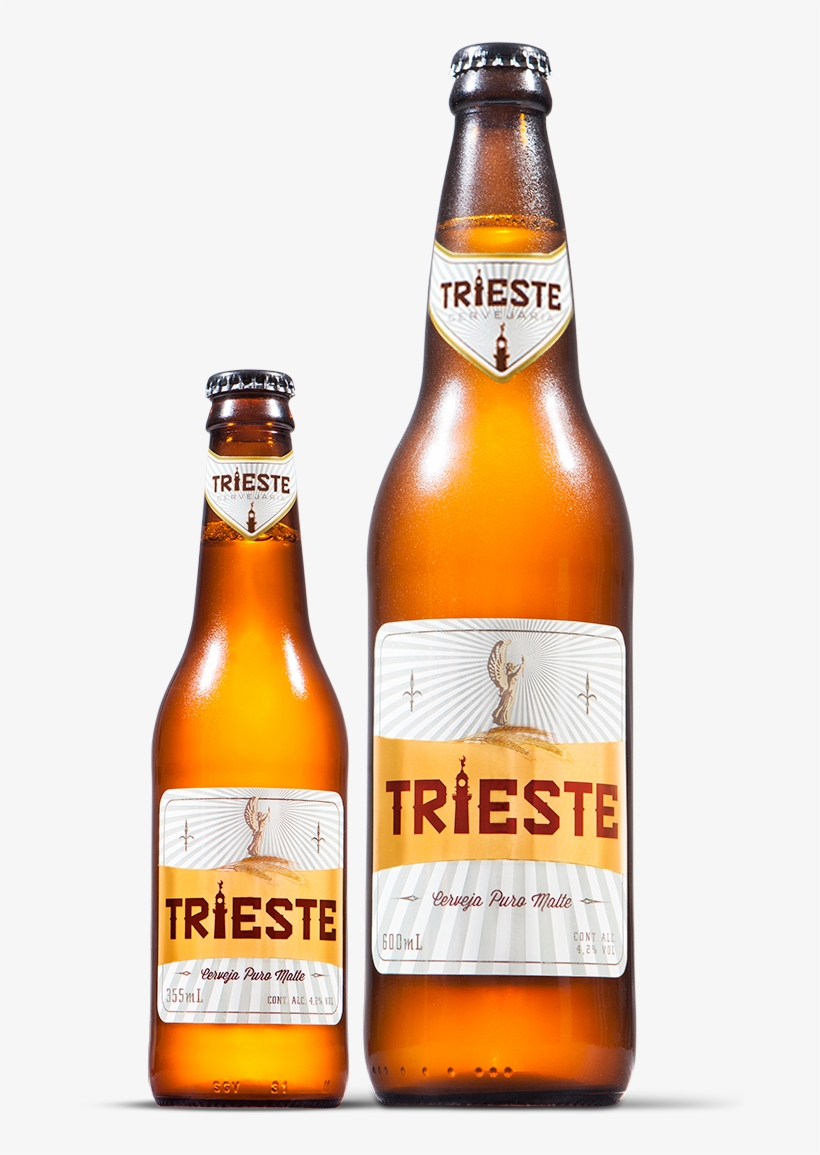 Trieste Puro Malte - Glass Bottle, transparent png