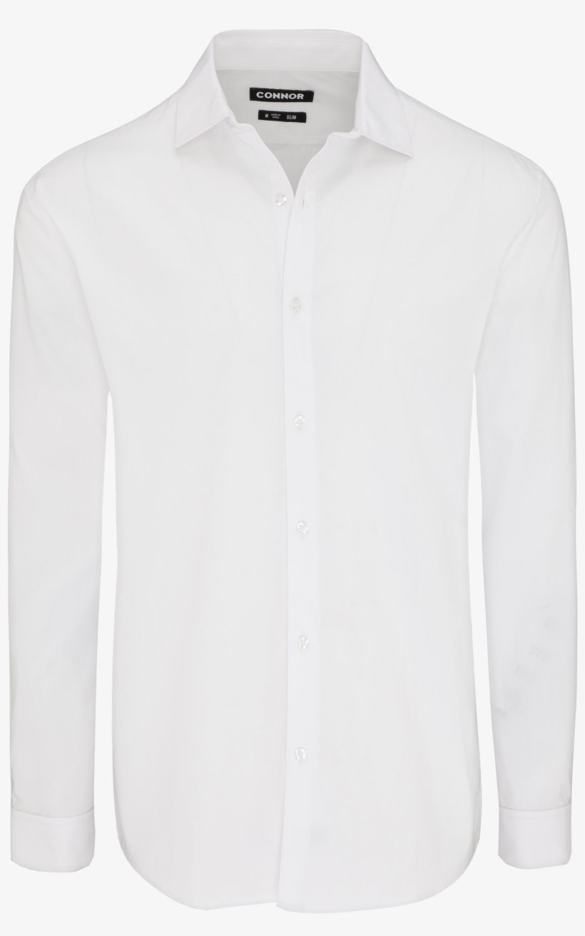 White Jayson Slim Dress Shirt - Modeles Chemise Des Hommes, transparent png