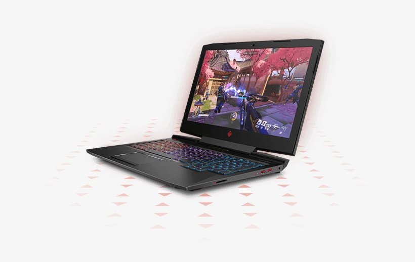 Omen Laptop Open Left Facing - Hp Omen 15 2017, transparent png