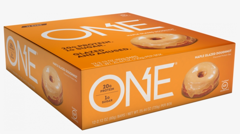 Maple Glazed Doughnut Bar - Chocolate, transparent png