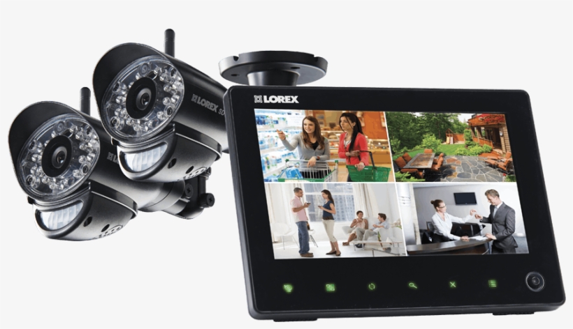 Sd Pro Wireless Video Surveillance System With A 7" - Lorex Video Surveillance App, transparent png