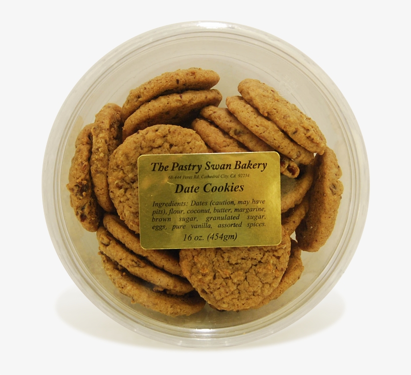 Pastry Swan Bakery Date Cookies - Peanut Butter Cookie, transparent png