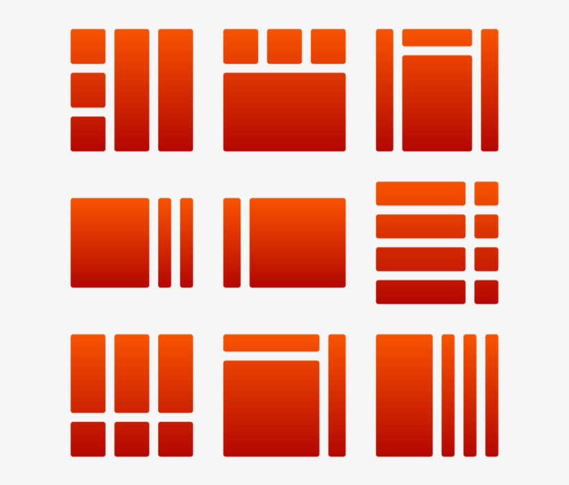 Layouts Rounded Icon In Style Simple Red Gradient - Video Game Weapon Icon, transparent png