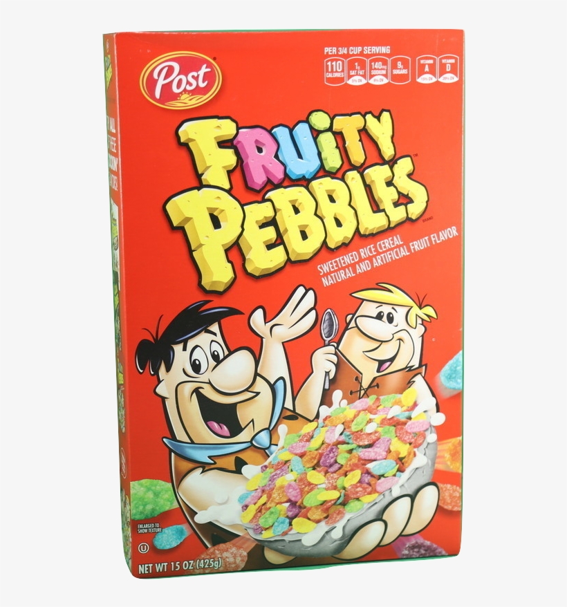حبوب إفطار Fruity Pebbles من Post بالقمح 425 غم - Fruity Pebbles, transparent png