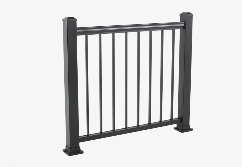 Visions Aluminum Rail 0" X 0" X - Fence, transparent png