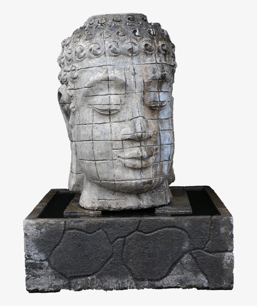 Buddha Head Waterfountain - Bust, transparent png