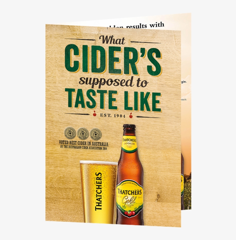 11007 Thatchers Trade Presenter With 330ml 2 - Thatchers Gold, transparent png