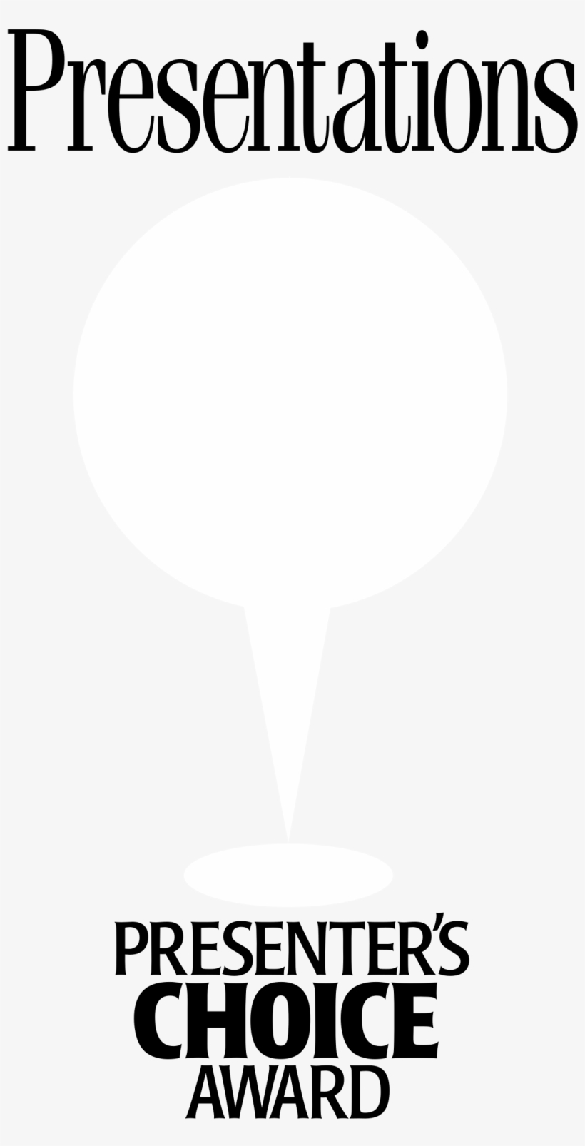 Presenter's Choice Award Logo Black And White - Parallel, transparent png