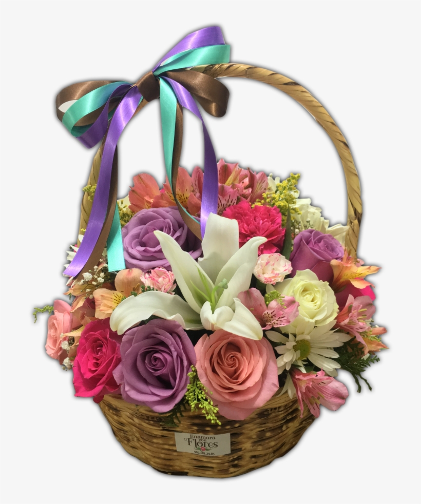 Canasta De Rosas - Bouquet, transparent png