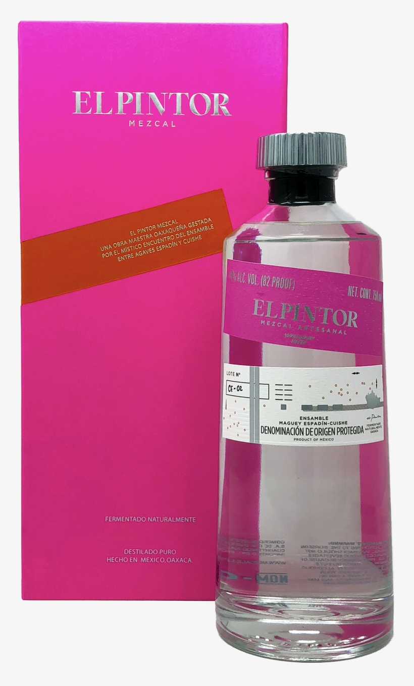 El Pintor Mezcal Ensamble - Plastic Bottle, transparent png
