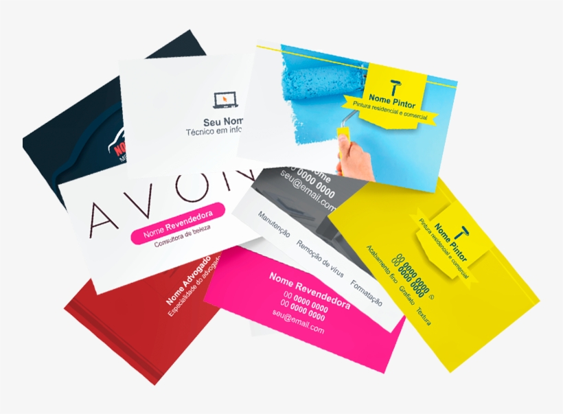 Como Fazer Cart O De Visita Modelos - Flyer, transparent png