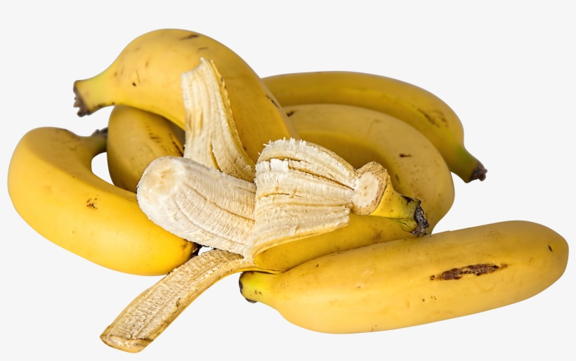 Unpeeled And Peeled Bananas Png Image - Cuantas Calorias Tiene Un Platano, transparent png
