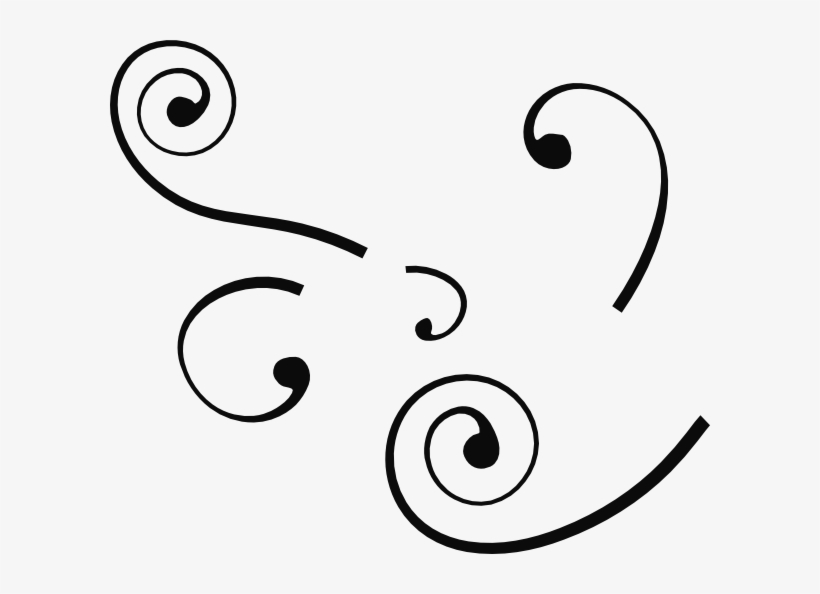 Corner Flourish Pink Clip Art At Clker Com Vector Clip - Line Art, transparent png