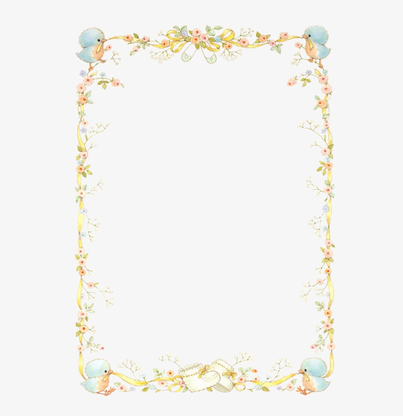 Bautismo Kit Ruth Morehead - Flower Border Transparent Background, transparent png