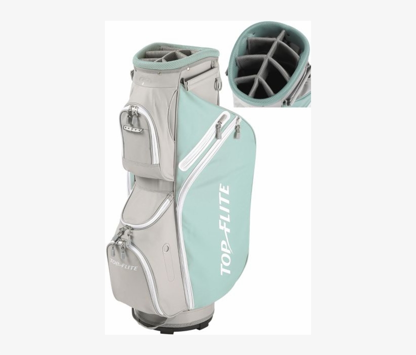 New Turquoise Blue Gray Womens 2018 Top Flite Cart - Golf Bag, transparent png