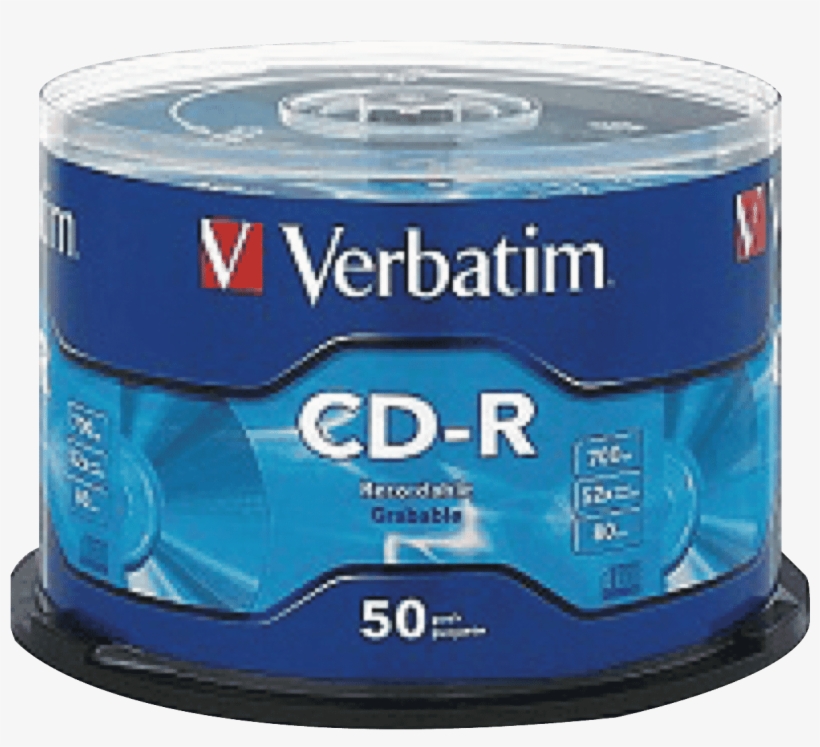 Details About New Verbatim 1047142 Cd-r 700mb 50 Spindle - Verbatim Cd R, transparent png