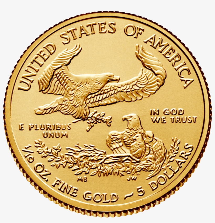 2018 $5 American Eagle Gold, Bu Mint Condition, transparent png