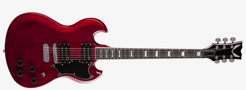 Gran Sport Trans Cherry - Morgan Electric Guitars, transparent png