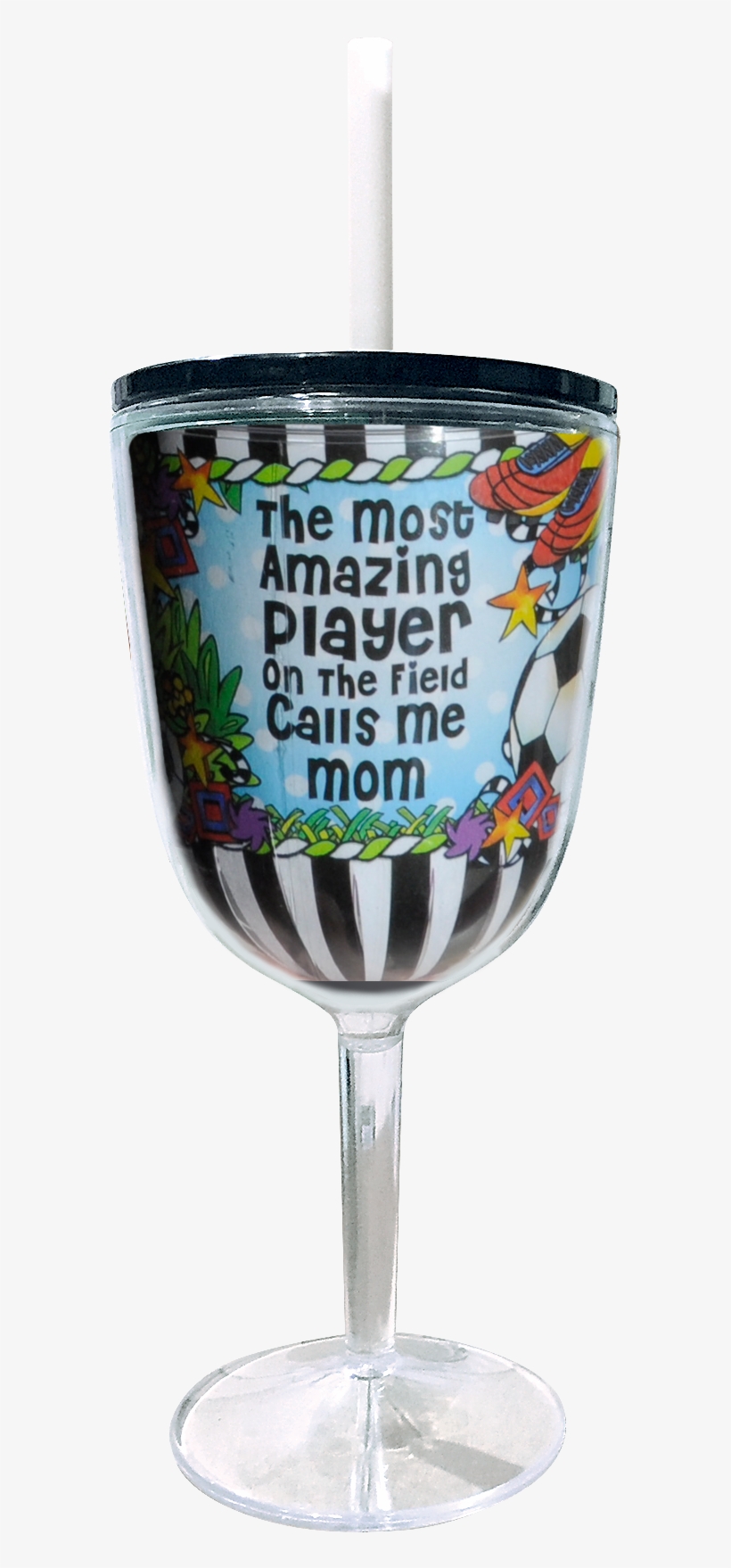 Soccer Mom Tingle Cups - Wine Glass, transparent png
