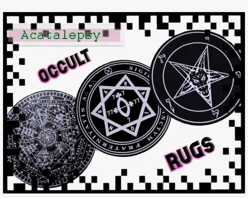 Here Are X3 Occult Fashion Rugs - Circle, transparent png