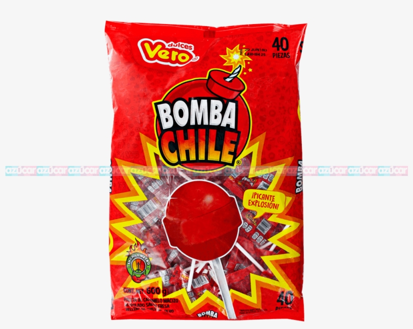 Vero Bomba C/chile 24/40 Vero - Bomba Chile Lollipop, transparent png