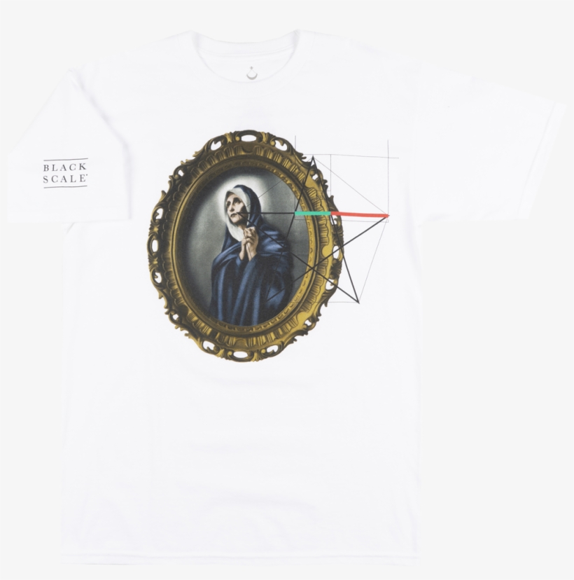 Black Scale Geomary T-shirt Mens Occult Streetwear - Crest, transparent png