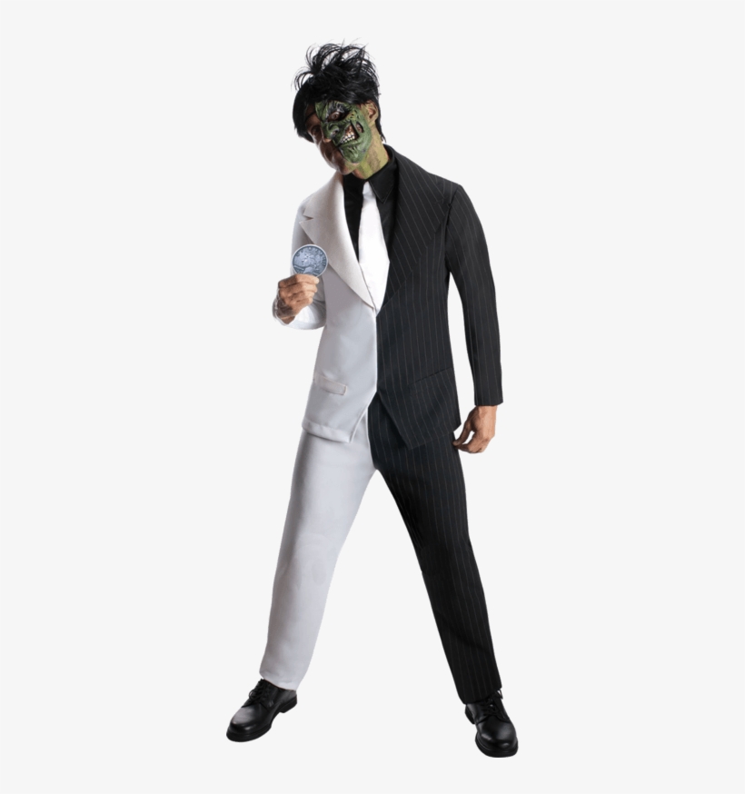 Adult Harvey Dent Two-face Costume - Super Villain Fancy Dress, transparent png