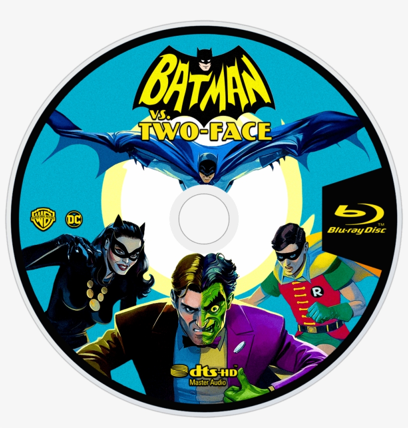 Two-face Bluray Disc Image - Batman Caped Crusaders Movie, transparent png