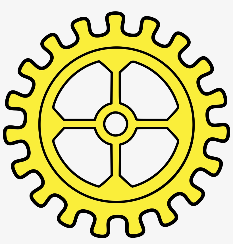 Steampunk Clipart Bike Gear - Vector Graphics, transparent png