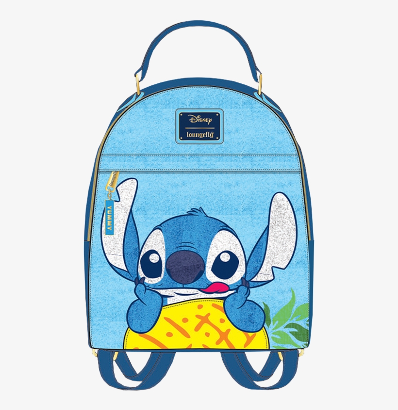 Loungefly Stitch Pineapple Mini Backpack Apparel - Handbag, transparent png