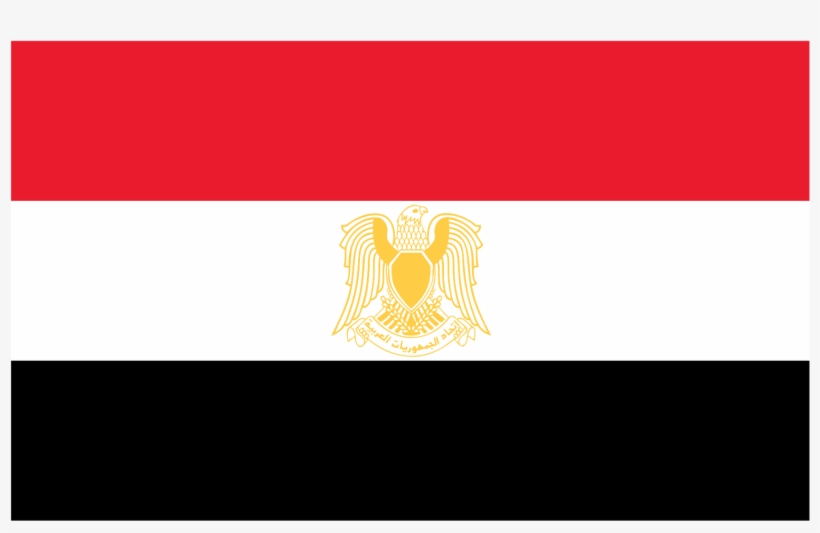 Egypt Flag Logo Vector - Egyptische Vlag, transparent png